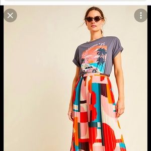 Anthropologie Maeve Aurelia A line midi skirt (p12)